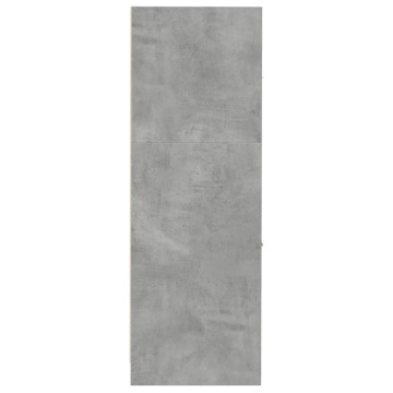 Dulap de farmacie, gri beton, 30x41x118 cm, lemn prelucrat - Img 5