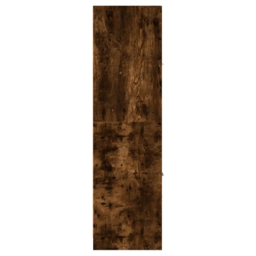 Dulap de farmacie stejar fumuriu, 30x41x144,5cm, lemn prelucrat - Img 5