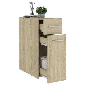 Dulap de farmacie, stejar sonoma, 20x45,5x60 cm lemn prelucrat - Img 4