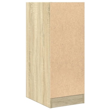 Dulap de farmacie, stejar sonoma, 30x41x77,5 cm lemn prelucrat - Img 6