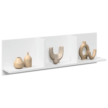 Dulap de perete, alb, 100x16,5x30 cm, lemn prelucrat - Img 1