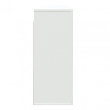 Dulap de perete, alb, 80x33x80 cm, lemn prelucrat - Img 8