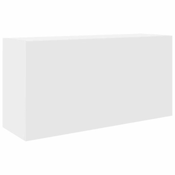 Dulap de perete de baie, alb, 80x25x40 cm, lemn prelucrat - Img 2
