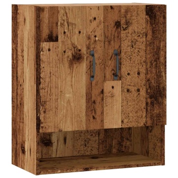 Dulap de perete, lemn vechi, 60x31x70 cm, lemn compozit - Img 2