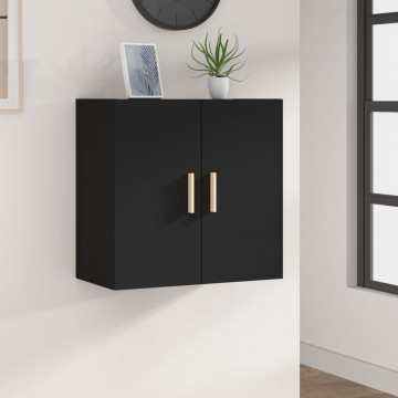 Dulap de perete, negru, 60x30x60 cm, lemn prelucrat - Img 1
