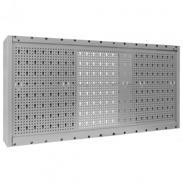 Dulap de perete pentru unelte gri & negru metal stil industrial - Img 4