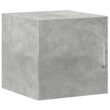 Dulap depozitare slim gri beton 40x42,5x225 cm lemn prelucrat - Img 8