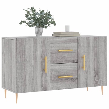 Dulap, gri sonoma, 100x36x60 cm, lemn compozit - Img 3