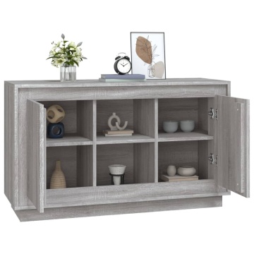 Dulap, gri sonoma, 102x35x60 cm, lemn compozit - Img 4