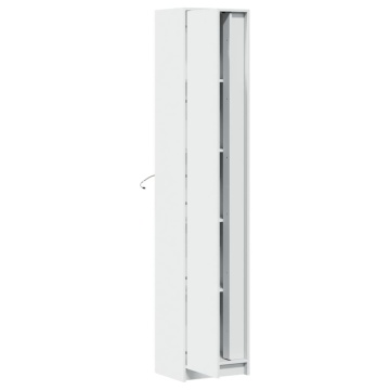Dulap înalt cu LED alb 41,5x32,5x200 cm lemn prelucrat - Img 7
