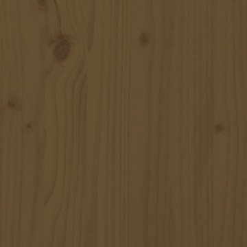Dulap înalt, maro miere, 100x40x108,5 cm, lemn masiv pin - Img 7
