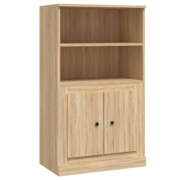 Dulap înalt, stejar sonoma, 60x35,5x103,5 cm, lemn prelucrat - Img 2