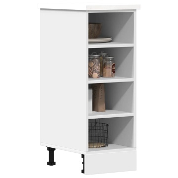Dulap inferioară alb 30x44,5x81,5 cm lemn prelucrat - Img 1