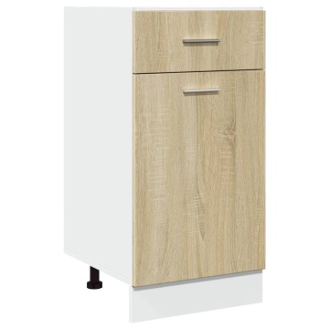 Dulap inferior cu sertar “Lyon”, stejar Sonoma, 40x46x81,5 cm - Img 2