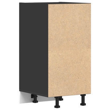 Dulap inferior, negru, 40x44,5x81,5 cm, PAL - Img 5