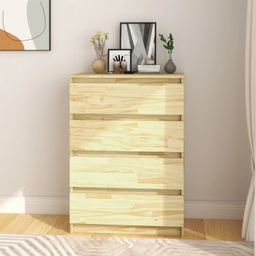 Dulap lateral, 60x36x84 cm, lemn masiv de pin - Img 1