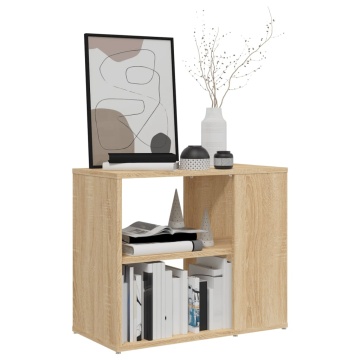Dulap lateral, stejar sonoma, 60x30x50 cm, lemn prelucrat - Img 3