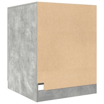 Dulap mașină de spălat, gri beton, 70,5x71,5x91,5 cm - Img 5