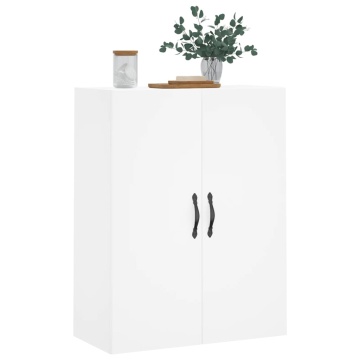 Dulap montat pe perete, alb, 69,5x34x90 cm, lemn prelucrat - Img 4