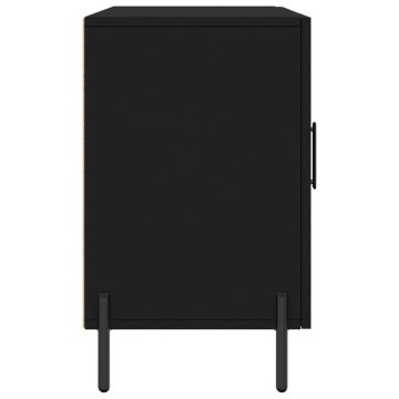 Dulap, negru, 100x36x60 cm, lemn compozit - Img 6