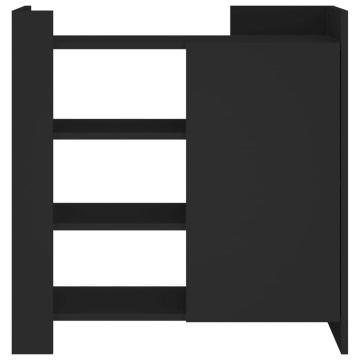 Dulap, negru, 73,5x35x75 cm, lemn prelucrat - Img 4