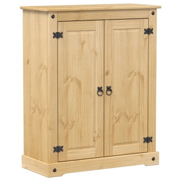 Dulap pantofi Corona, 86x38,5x108 cm, lemn masiv de pin - Img 2