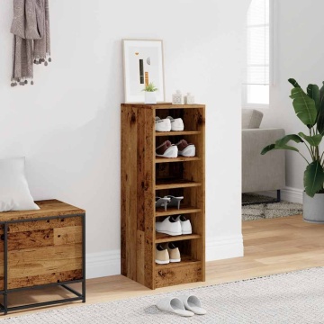 Dulap Pantofi Lemn Vechi 32x35x92 cm Lemn prelucrat - Img 3
