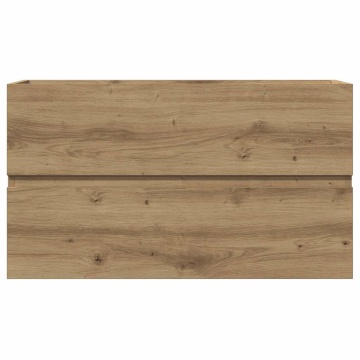 Dulap pentru baie stejar artizanal 80x38,5x45 cm lemn prelucrat - Img 4