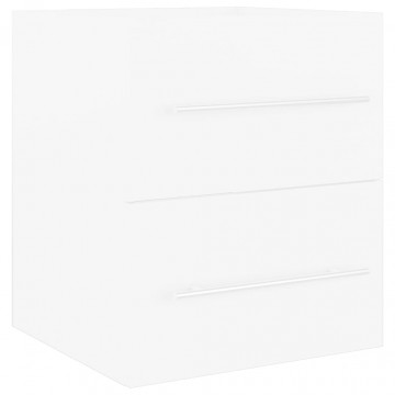 Dulap pentru chiuvetă, alb, 41x38,5x48 cm, PAL - Img 2