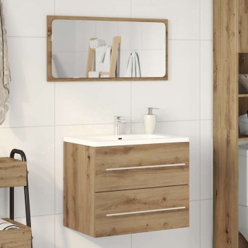 Dulap pentru chiuveta de baie Stejar Artisan Lemn prelucrat - Img 3