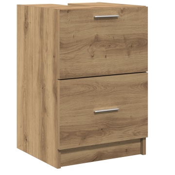 Dulap pentru Chiuvetă Stejar Artizan 40x37x59 cm Lemn Prelucrat - Img 2