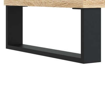 Dulap pentru discuri stejar sonoma 85x38x48 cm lemn prelucrat - Img 6