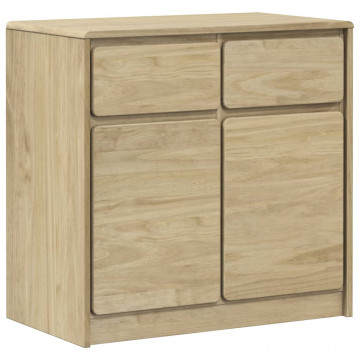 Dulap "SAUDA", stejar, 80x43x75,5 cm, lemn masiv de pin - Img 2