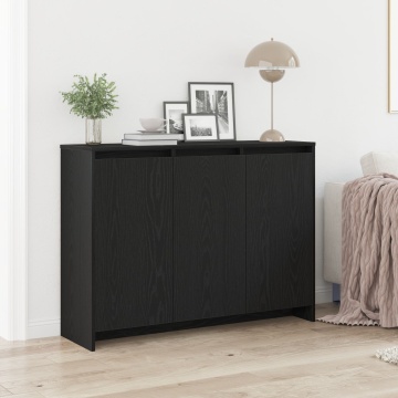 Dulap, stejar negru, 102x33x75 cm, lemn prelucrat - Img 1
