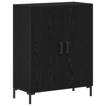 Dulap, stejar negru, 69,5x34x90 cm, lemn prelucrat - Img 2