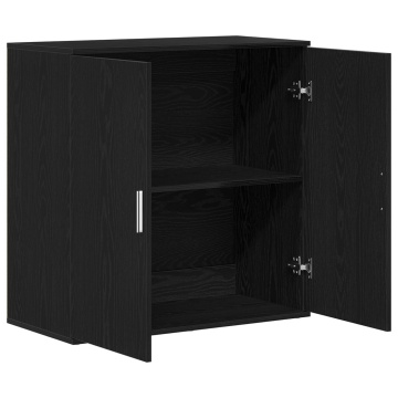 Dulap, stejar negru, 79x38x80 cm, lemn prelucrat - Img 4