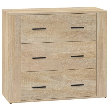 Dulap, stejar sonoma, 80x33x70 cm, lemn compozit - Img 2