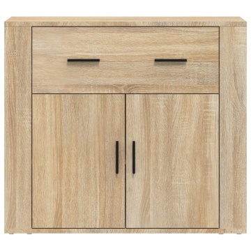 Dulap, stejar sonoma, 80x33x70 cm, lemn compozit - Img 3