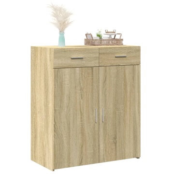 Dulap, stejar sonoma, 80x42,5x93 cm, lemn prelucrat - Img 3