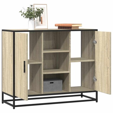 Dulap, stejar sonoma, 92x35x76 cm, lemn prelucrat - Img 1