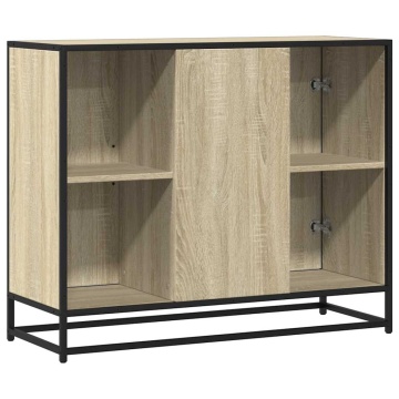 Dulap, stejar sonoma, 92x35x76 cm, lemn prelucrat - Img 5