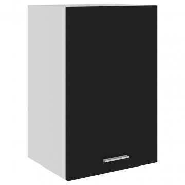 Dulap suspendat, negru, 39,5 x 31 x 60 cm, PAL - Img 1