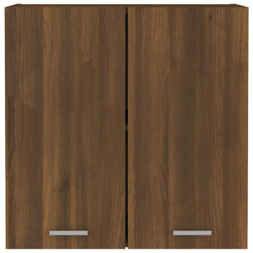 Dulap suspendat, stejar maro, 60x31x60 cm, lemn prelucrat - Img 8