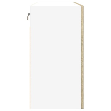 Dulap suspendat, stejar Sonoma, 80 x 31 x 60 cm, PAL - Img 5
