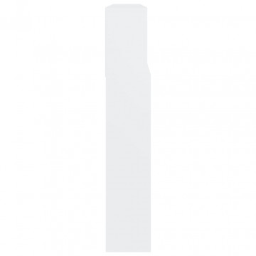 Dulap tăblie, alb, 220x19x103,5 cm - Img 4