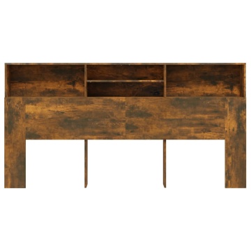 Dulap tăblie, Stejar afumat, 200x19x103,5 cm - Img 3