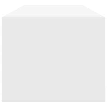 Dulap TV alb 100x31x25,5 cm lemn prelucrat - Img 6