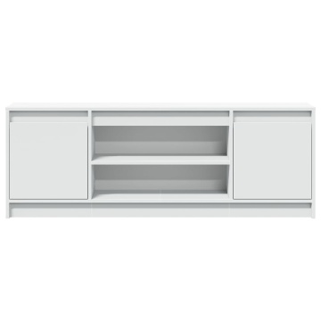 Dulap TV cu LED, alb, 139,5x34x50 cm, lemn prelucrat - Img 5