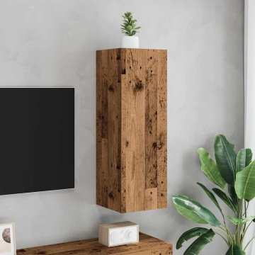 Dulap TV, lemn vechi, 30,5x30x90 cm, lemn prelucrat - Img 3