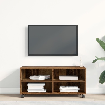 Dulap TV, lemn vechi, 90x35x35 cm, lemn prelucrat - Img 4